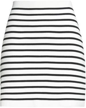 Roberto Collina Mini Skirt Viscose, Polyester - White