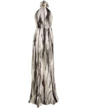 Elisabetta Franchi Maxi Dress - White