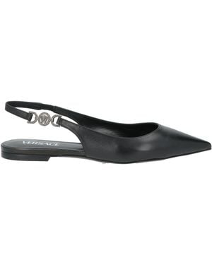 Versace Ballet Flats Leather - Black
