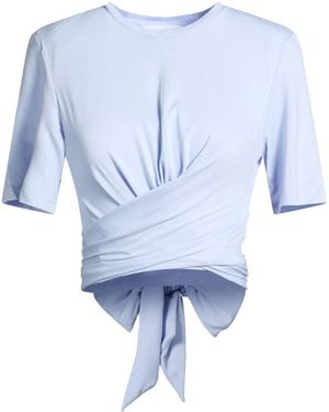 Ba&sh Sky Top Ecovero Viscose, Elastane - Blue