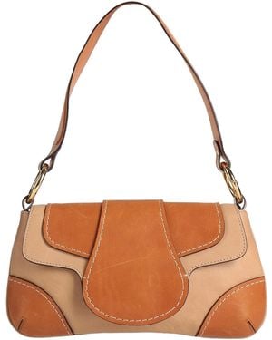 Alberta Ferretti Camel Shoulder Bag Leather - Brown