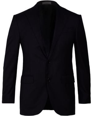 Corneliani Midnight Blazer Virgin Wool - Black