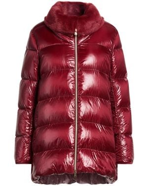 Herno Burgundy Puffer Polyamide - Red