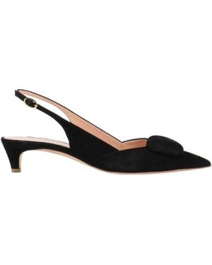 Rupert Sanderson Court Shoes Soft Leather - Black