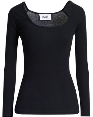 Alpha Studio T-Shirts - Black