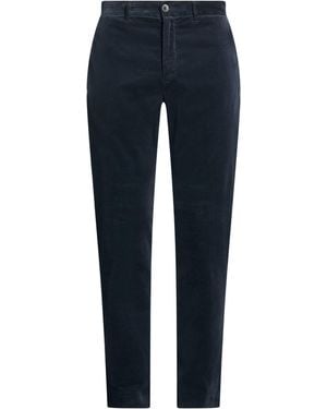 120% Lino Trousers Cotton, Elastane - Blue