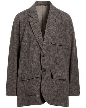 Giorgio Armani Blazer Viscose, Virgin Wool, Polyamide, Elastane - Brown
