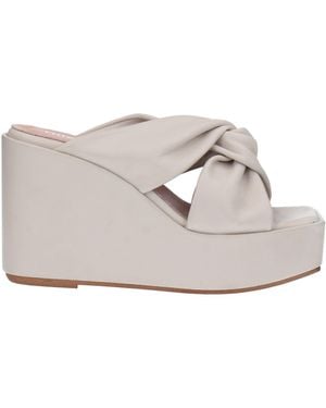 Nila & Nila Ivory Sandals Soft Leather - White