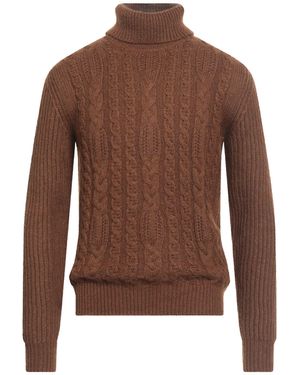 L.B.M. 1911 Turtleneck Acrylic, Wool, Mohair Wool, Polyamide - Brown