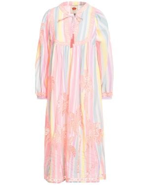 FARM Rio Vestido Midi - Rosa