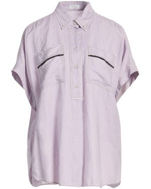 Brunello Cucinelli Top Linen, Cotton - Purple