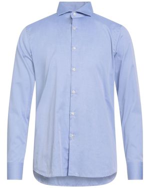 Bagutta Sky Shirt Cotton - Blue