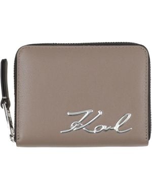 Karl Lagerfeld Brieftasche - Braun