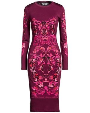 Versace Jeans Couture Midi Dress Viscose, Elastane - Red