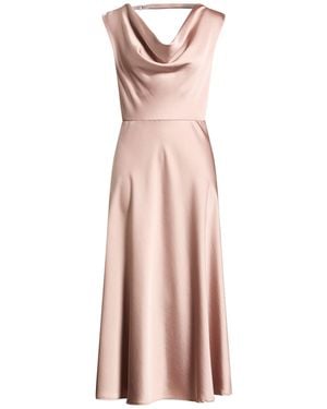 Imperial Blush Midi Dress Polyester - Pink