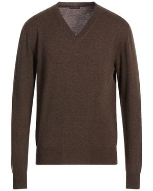 Ballantyne Jumper Cashmere - Brown