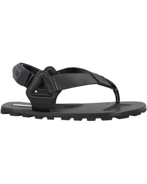 Jil Sander Thong Sandal - Black