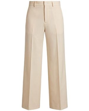 DSquared² Ivory Pants Virgin Wool - Natural