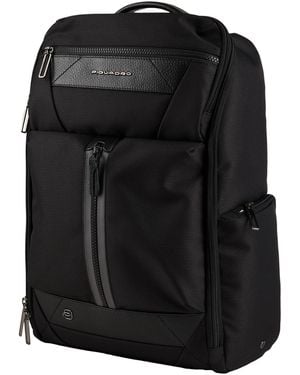 Piquadro Backpack Cow Leather, Eva (Ethylene - Black