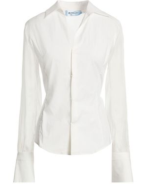 Blugirl Blumarine Shirt Cotton, Elastane, Polyester - White