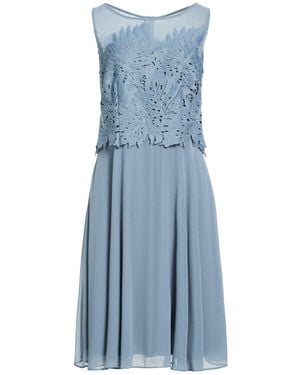 Vera Mont Midi Dress - Blue
