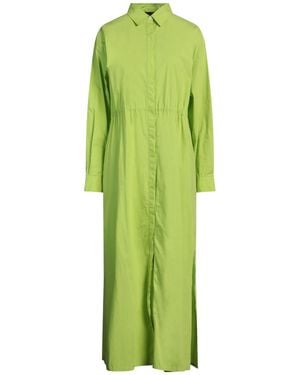 Roberto Collina Lime Maxi Dress Cotton - Green