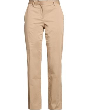 Moschino Trousers Cotton, Elastane - Natural