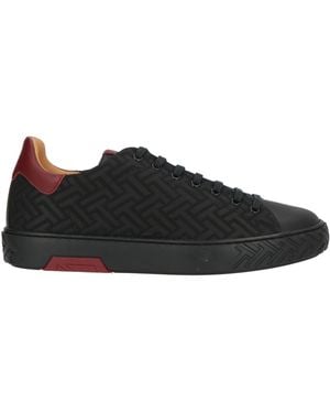 Testoni Sneakers Leather, Textile Fibers - Black