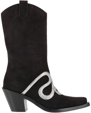 Rene Caovilla Ankle Boots Leather - Black
