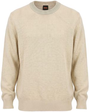 BOSS Sweater - Natural