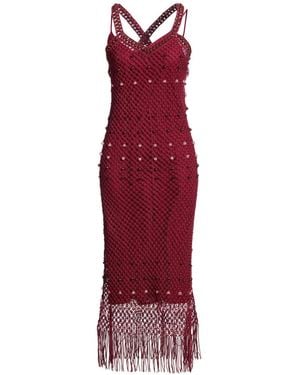 Wales Bonner Maxi-Kleid - Rot