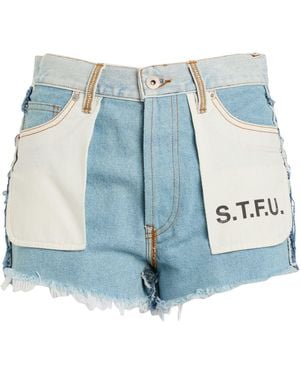 Heron Preston Shorts Jeans - Blu
