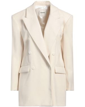 Sandro Ivory Blazer Polyester, Viscose - Natural