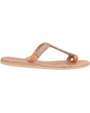 Laidbacklondon Thong Sandal Leather - Brown