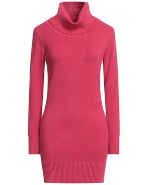White Wise Mini Dress - Pink