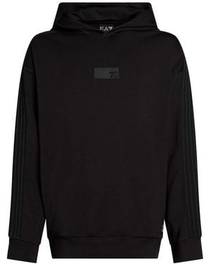 EA7 Sweatshirt Polyester, Modal, Elastane - Black