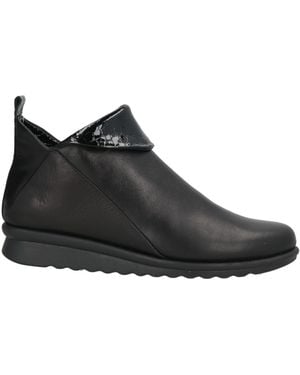 The Flexx Ankle Boots Leather - Black