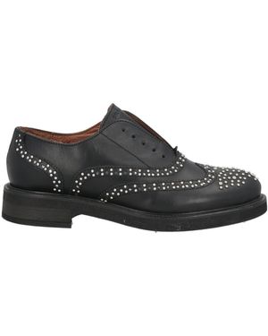 Frau Lace-Up Shoes Leather - Black