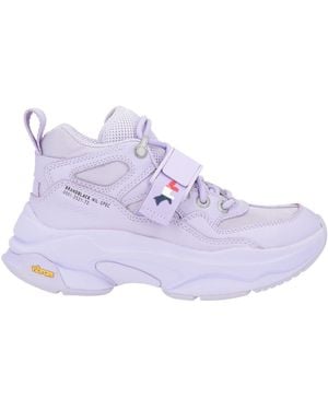 Brandblack Trainers Soft Leather, Textile Fibres - Purple