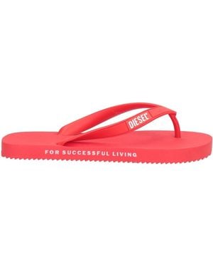 DIESEL Thong Sandal Synthetic Material - Red