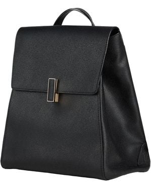 Valextra Backpack Leather - Black