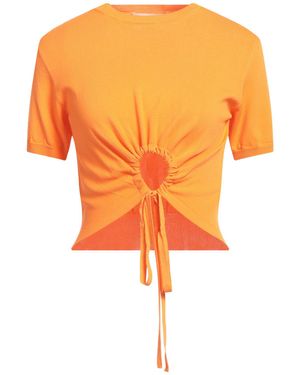 Kaos Top Viscose, Polyamide - Orange