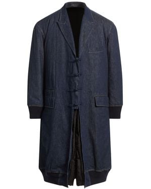 Yohji Yamamoto Coat Cotton - Blue