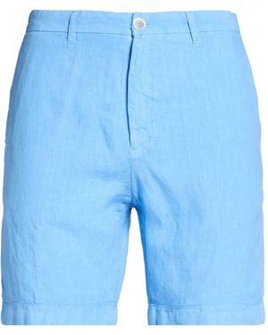 120% Lino Shorts & Bermuda Shorts - Blue