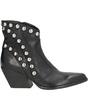 Elena Iachi Ankle Boots Leather - Black