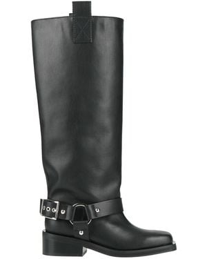 Ganni Boot Textile Fibres - Black
