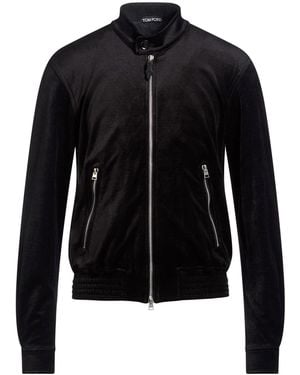 Tom Ford Jacket Silk, Cotton - Black