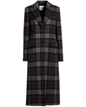 MSGM Coat Wool, Polyamide - Black