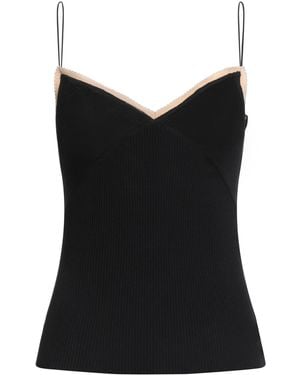 N°21 Top Viscose, Polyamide, Elastane - Black