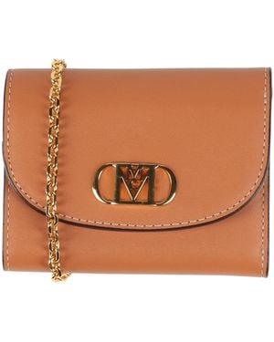 MCM Crossbody Wallet Leather - Brown